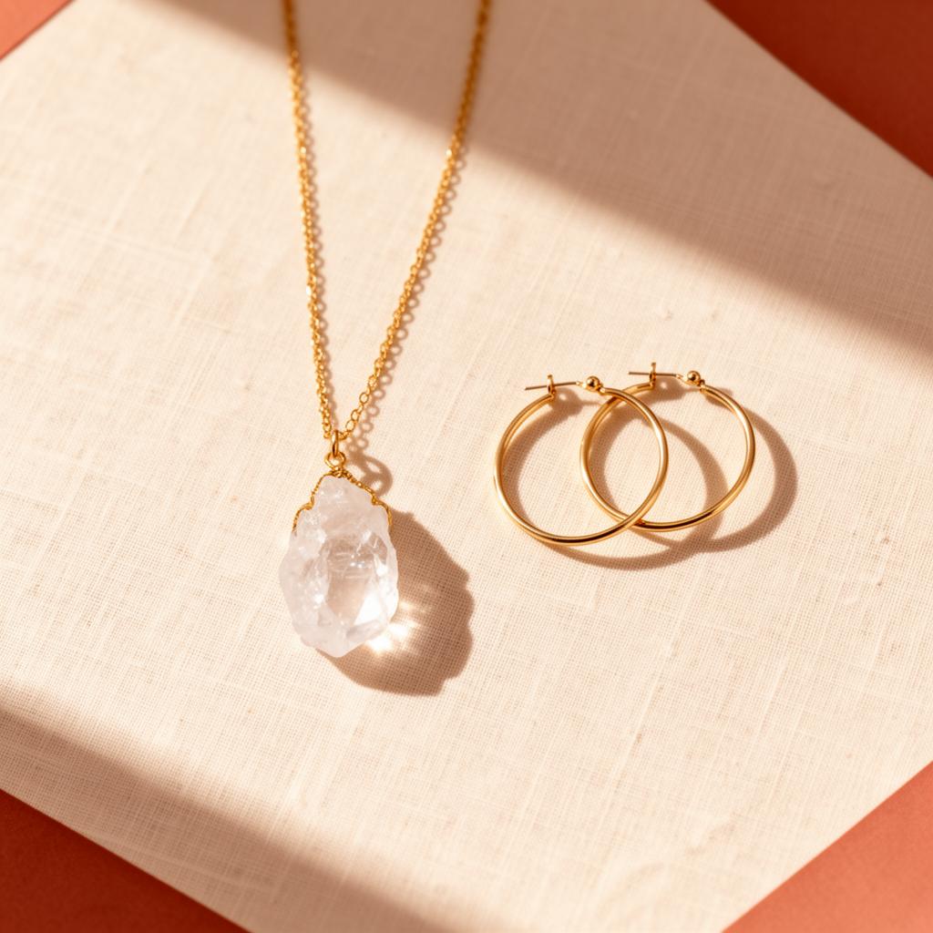 Pair 1 — example coordinating pieces from a Jewels With Intention box